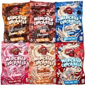 DEVOUR 600MG MEDICATED CHOCOLATES