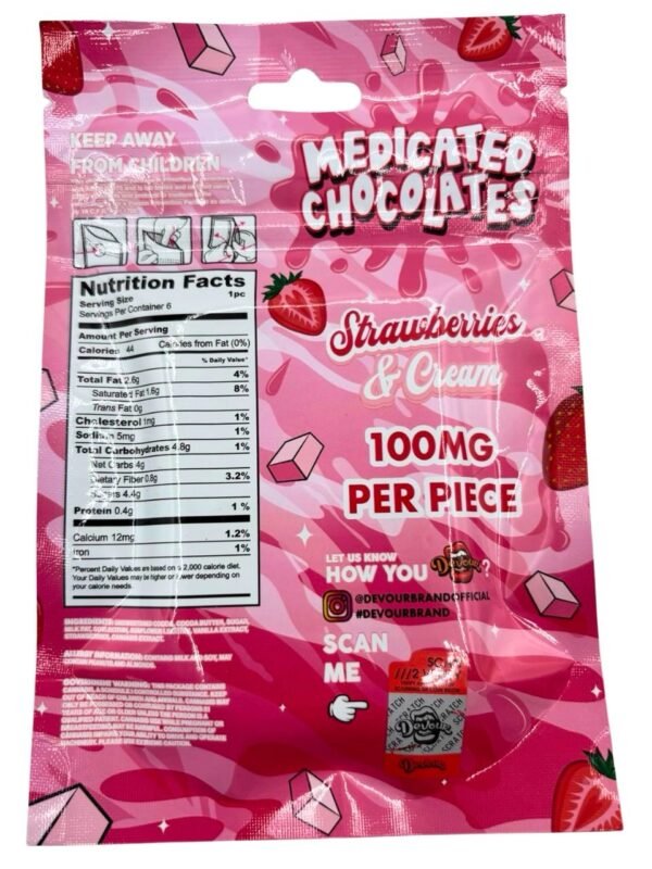 DEVOUR 600MG MEDICATED CHOCOLATES - Image 3