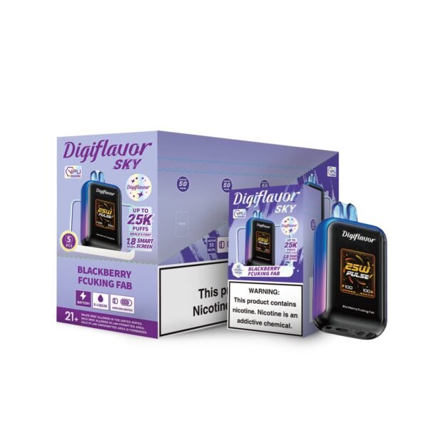 Digiflavor Sky 25K Disposable Vape 5% Nicotine - Image 2