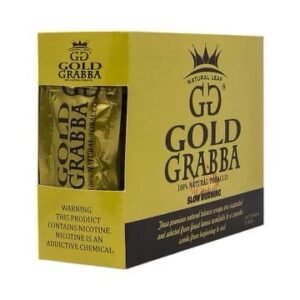 GG Gold Grabba Fronto Leaf Cigar Wraps 25ct Box