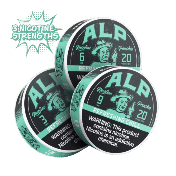 Alp Refreshing Chill Nicotine Pouches | 5 tins - Image 4